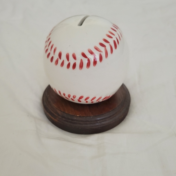Vintage Baseball ceramic coin bank - Picture 6 of 12